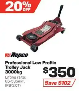 Repco Professional Low Profile Trolley Jack offer