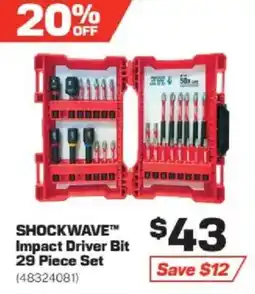 Repco SHOCKWAVE Impact Driver Bit 29 Piece Set offer