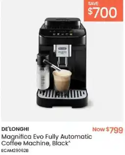 Myer DE'LONGHI Magnifica Evo Fully Automatic Coffee Machine, Black offer