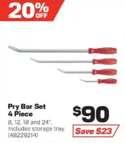 Repco Pry Bar Set 4 Piece offer