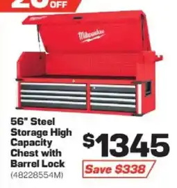 Repco 56" Steel Storage High Capacity Chest with Barrel Lock offer