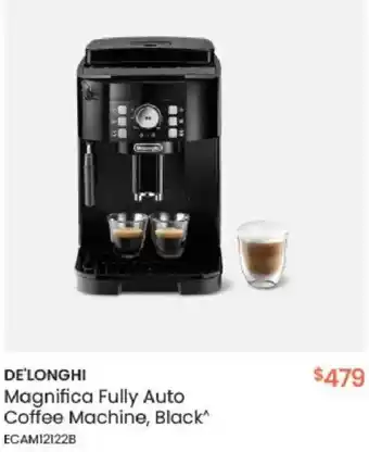 DE'LONGHI Magnifica Fully Auto Coffee Machine, Black