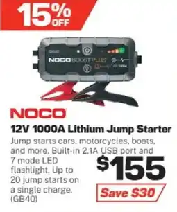 Repco 12V 1000A Lithium Jump Starter offer