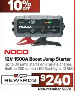 Repco 12V 1500A Boost Jump Starter offer