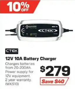 Repco 12V 10A Battery Charger offer