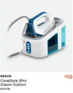 Myer BRAUN CareStyle 3Pro Steam Station offer