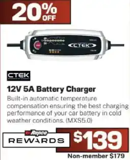 Repco 12V 5A Battery Charger offer
