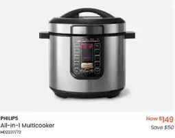Myer PHILIPS All-in-1 Multicooker offer