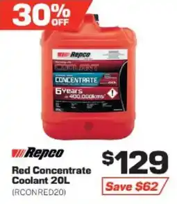 Repco Red Concentrate Coolant offer