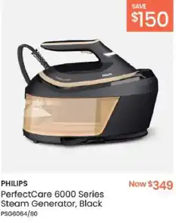 Myer PHILIPS PerfectCare 6000 Series Steam Generator, Black offer