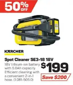 Repco Spot Cleaner SE3-18 18V offer