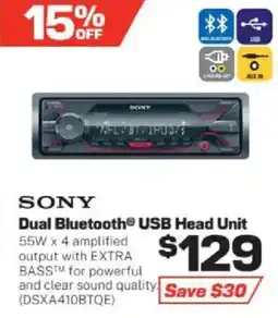 Repco Dual Bluetooth USB Head Unit offer