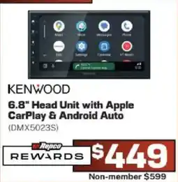 Repco 6.8" Head Unit with Apple CarPlay & Android Auto offer