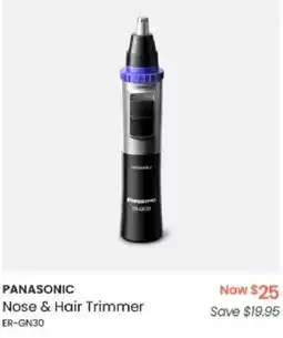 Myer PANASONIC Nose & Hair Trimmer offer