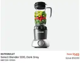 Myer NUTRIBULLET Select Blender 1200, Dark Grey offer