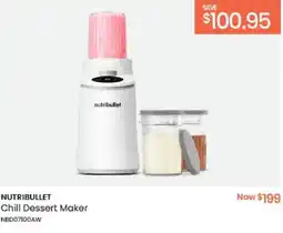 Myer NUTRIBULLET Chill Dessert Maker offer
