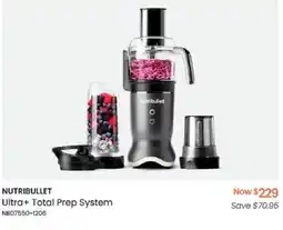 Myer NUTRIBULLET Ultra+ Total Prep System offer