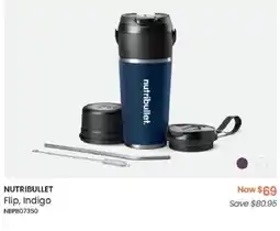 Myer NUTRIBULLET Flip, Indigo offer