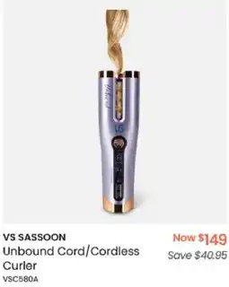 Myer VS SASSOON Unbound Cord/Cordless Curler offer