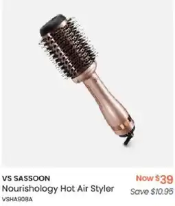 Myer VS SASSOON Nourishology Hot Air Styler offer