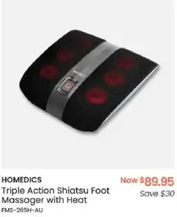 Myer HOMEDICS Triple Action Shiatsu Foot Massager with Heat offer