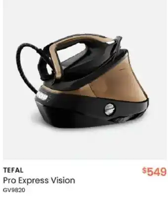 Myer TEFAL Pro Express Vision offer