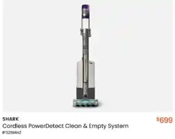 Myer Shark Cordless PowerDetect Clean & Empty System offer