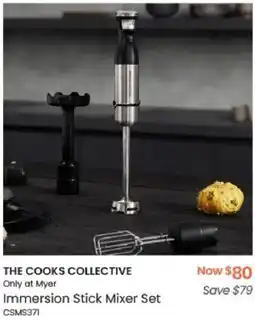 Myer The cooks collective Only at Myer Immersion Stick Mixer Set offer