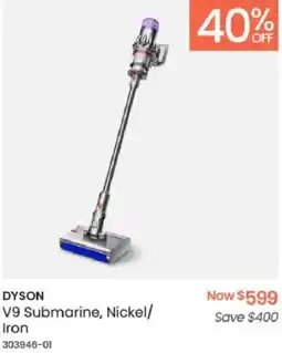 Myer Dyson V9 Submarine, Nickel/ Iron offer