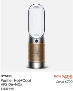 Myer Dyson Purifier Hot+Cool HP2 De-NOx offer