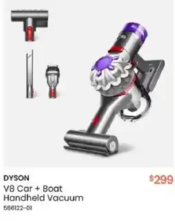 Myer Dyson V8 Car + Boat Handheld Vacuum offer