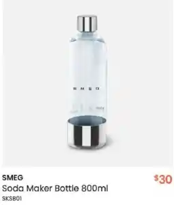 Myer SMEG Soda Maker Bottle offer