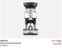 Myer BREVILLE Dose Control Grinder offer