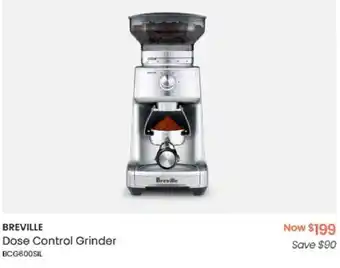 Myer BREVILLE Dose Control Grinder offer