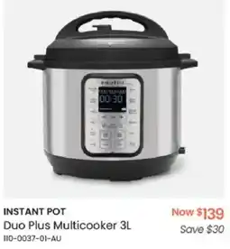 Myer INSTANT POT Duo Plus Multicooker offer