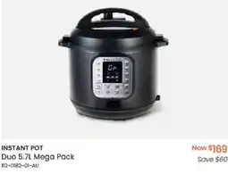 Myer INSTANT POT Duo Mega Pack offer