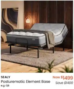 Myer SEALY Posturematic Element Base offer