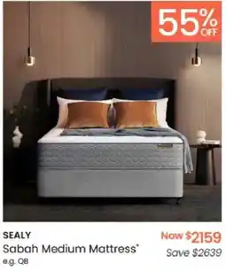 Myer SEALY Sabah Medium Mattress offer