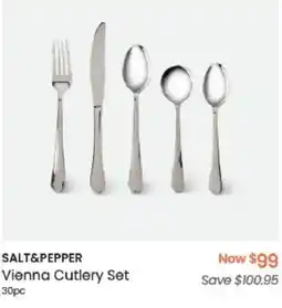 Myer SALT&PEPPER Vienna Cutlery Set offer