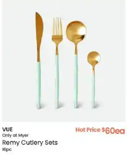 Myer VUE Only at Myer Remy Cutlery Sets offer