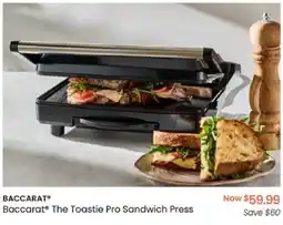 Myer Baccarat The Toastie Pro Sandwich Press offer