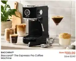 Myer Baccarat The Espresso Pro Coffee Machine offer