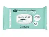 Byphasse Make Up Remover Wipes Aloe Vera Sensitive Skin 40