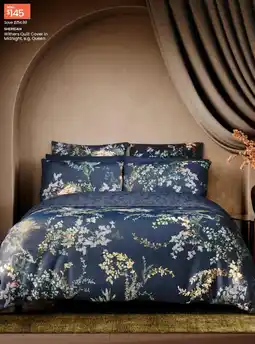 Myer SHERIDAN Withers Quilt Cover in Midnight, Queen offer
