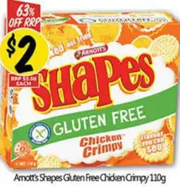NQR Amott's Shapes Gluten Free Chicken Crimpy offer