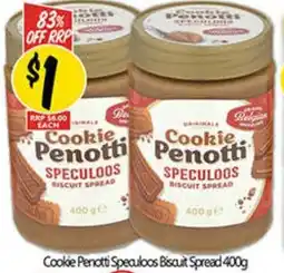NQR Cookie Penotti Speculoos Biscuit Spread offer