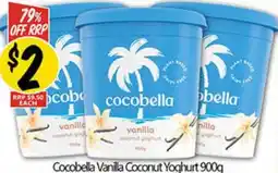 NQR Cocobella Vanilla Coconut Yoghurt offer