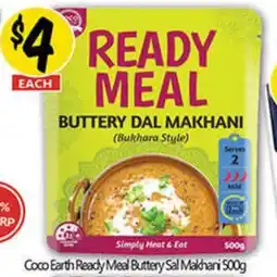 NQR Coco Earth Ready Meal Buttery Sal Makhani offer