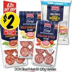 NQR DON Sliced Meat Varieties offer