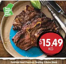 Spudshed Parkfield Beef Premium Yearling Y-Bone Steak offer